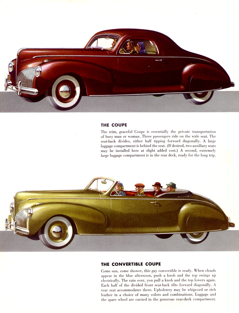 1941 Lincoln Zephyr Brochure Page 6